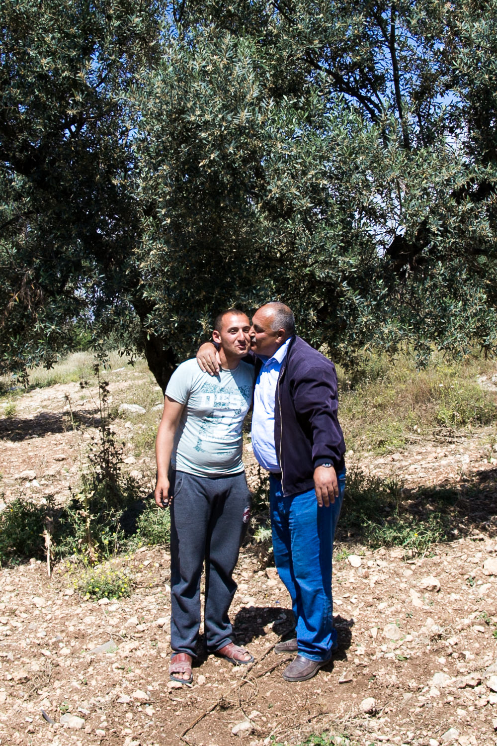 Saeed Khlouf with his nephew, Ahmad Khlouf