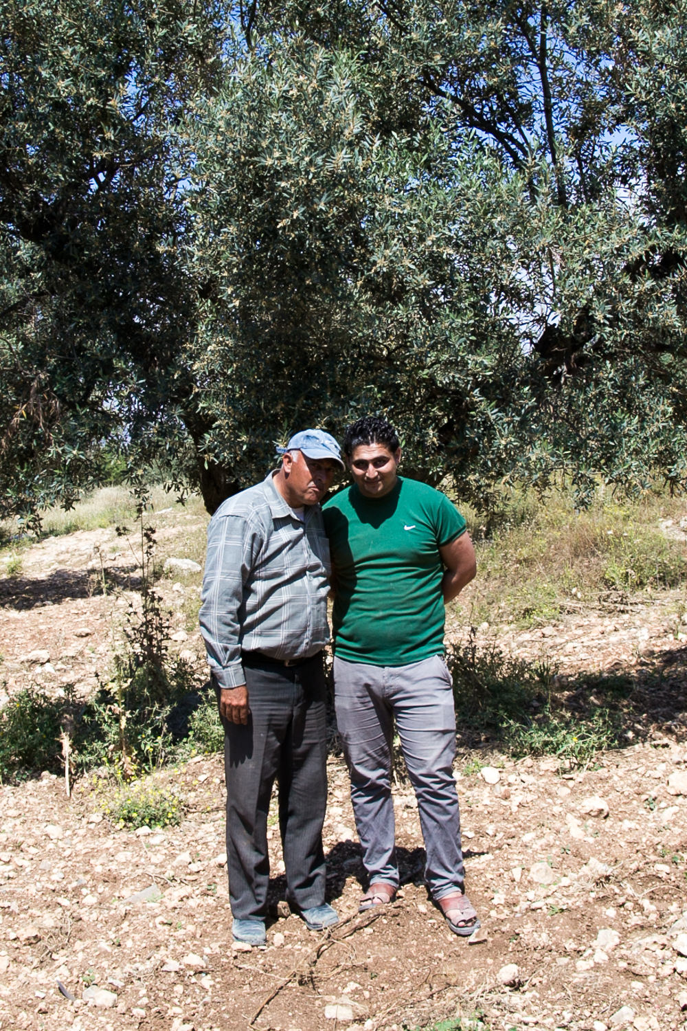 Abd El Kareem Shalamesh (left), Mohammed Shalamesh, cousin