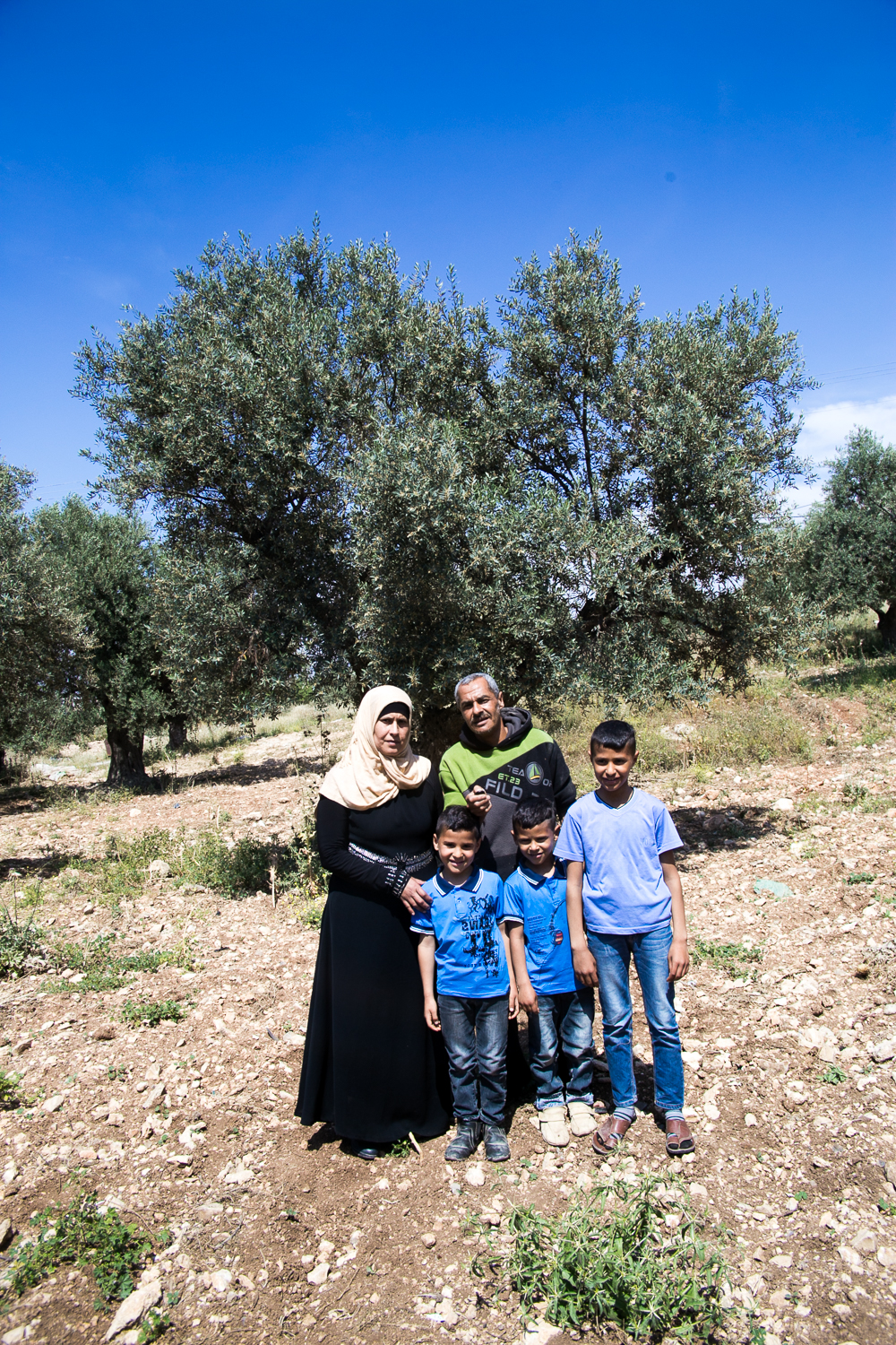 Gufran Badawie (left), Mohammed Badawie, husband. Children: Muath oldest boy and twins Uday and Iwai