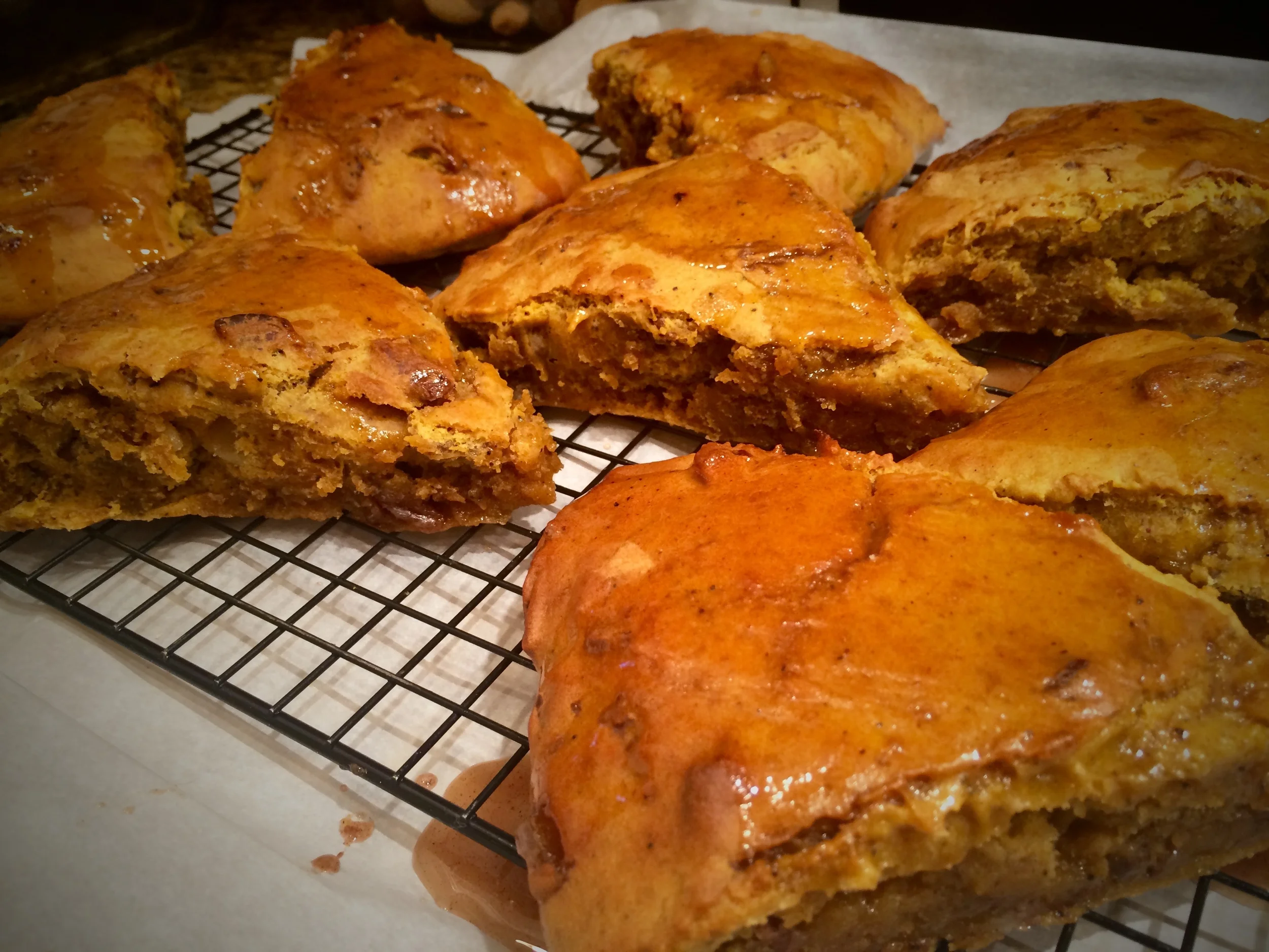 Voila! scones in all their glory.
