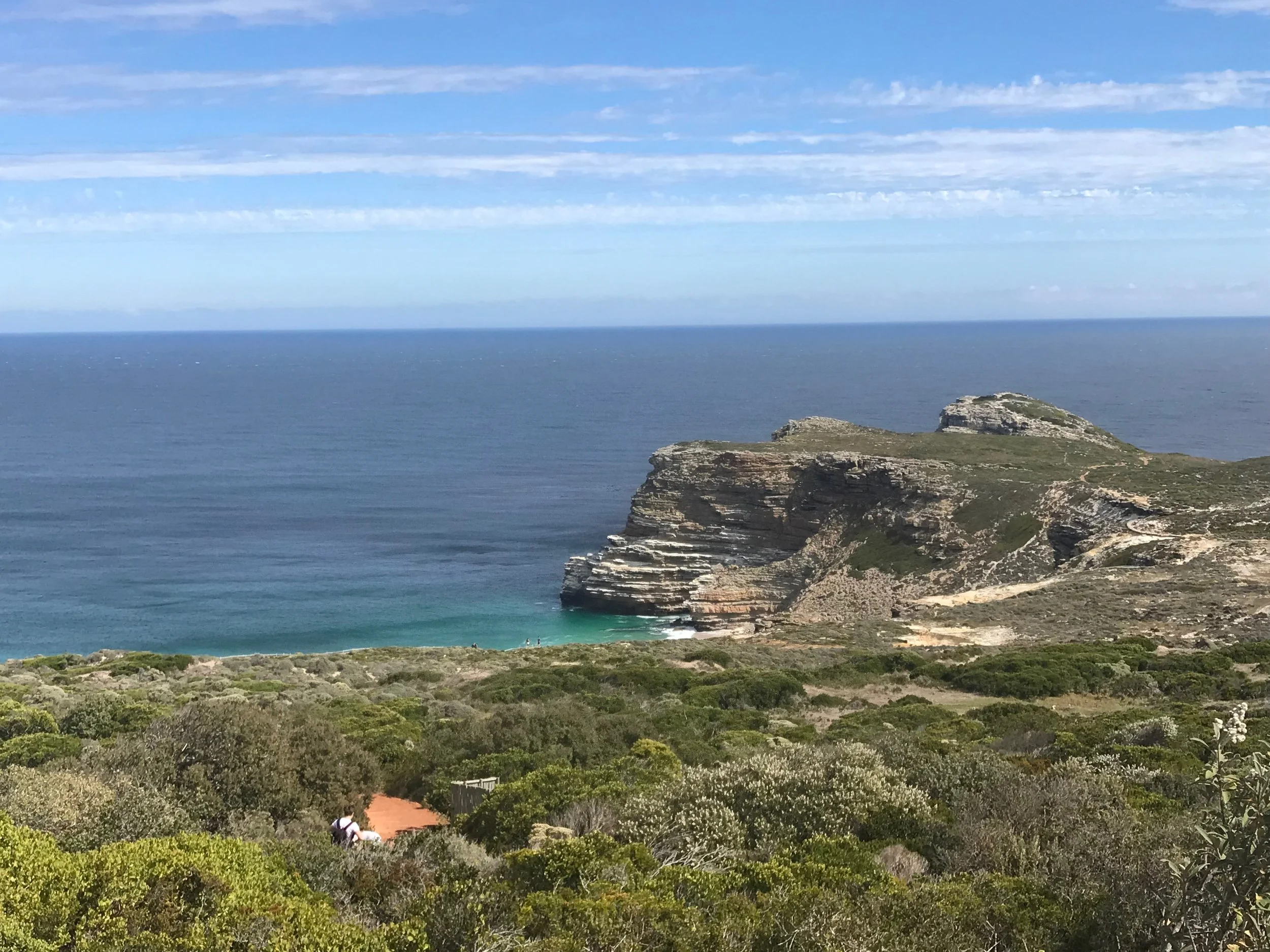 On the way up to the top of Cape Point! 
