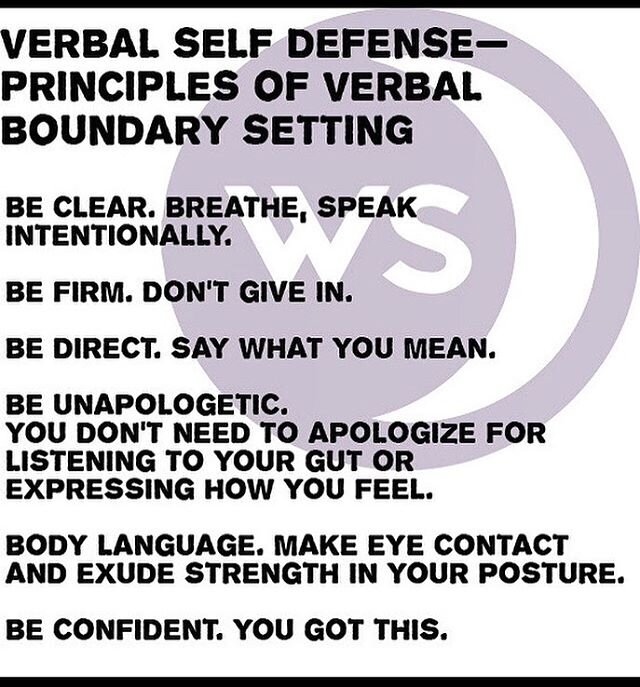 #verbalskills #verbalselfdefense #womensselfdefense #womxnsselfdefense #warriorsisters #boundaries101
