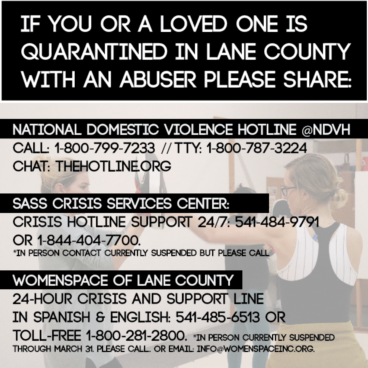 Quarantined with your Abuser? Help is available now.