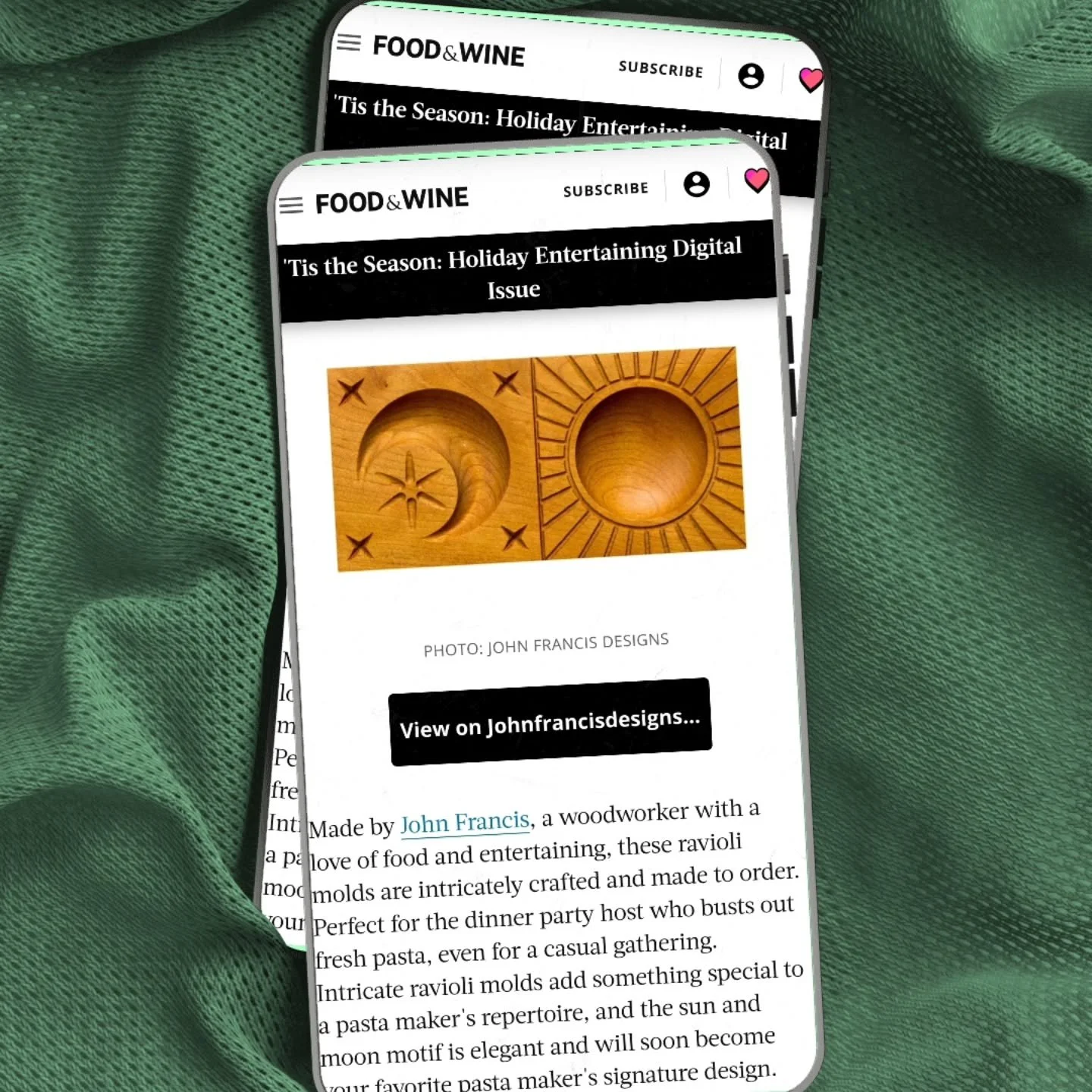 Thank you, @foodandwine , for including my mold on your 40 Best Host Gifts list, I'm truly honored!