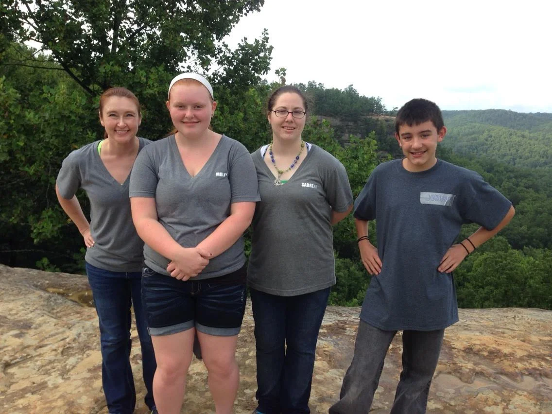 On top of Natural Bridge