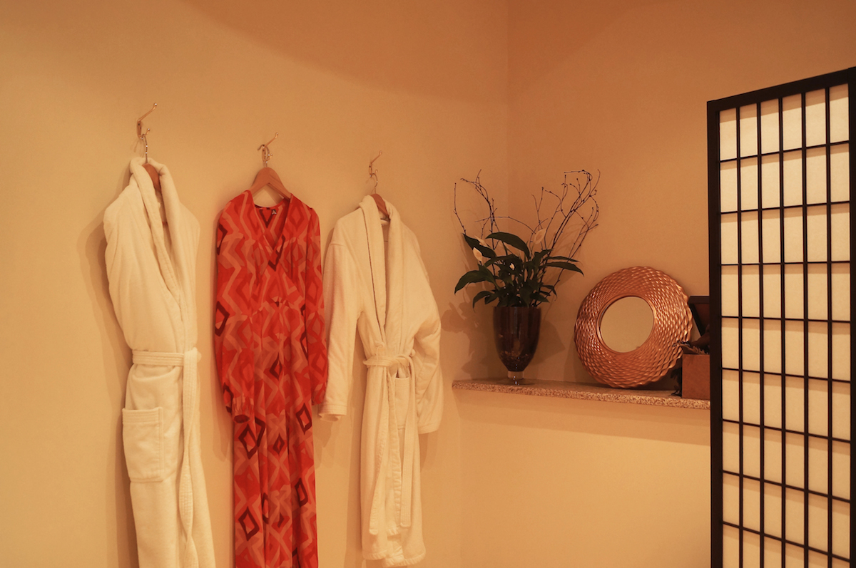 My dress is by Bali-based label Mr Zimi