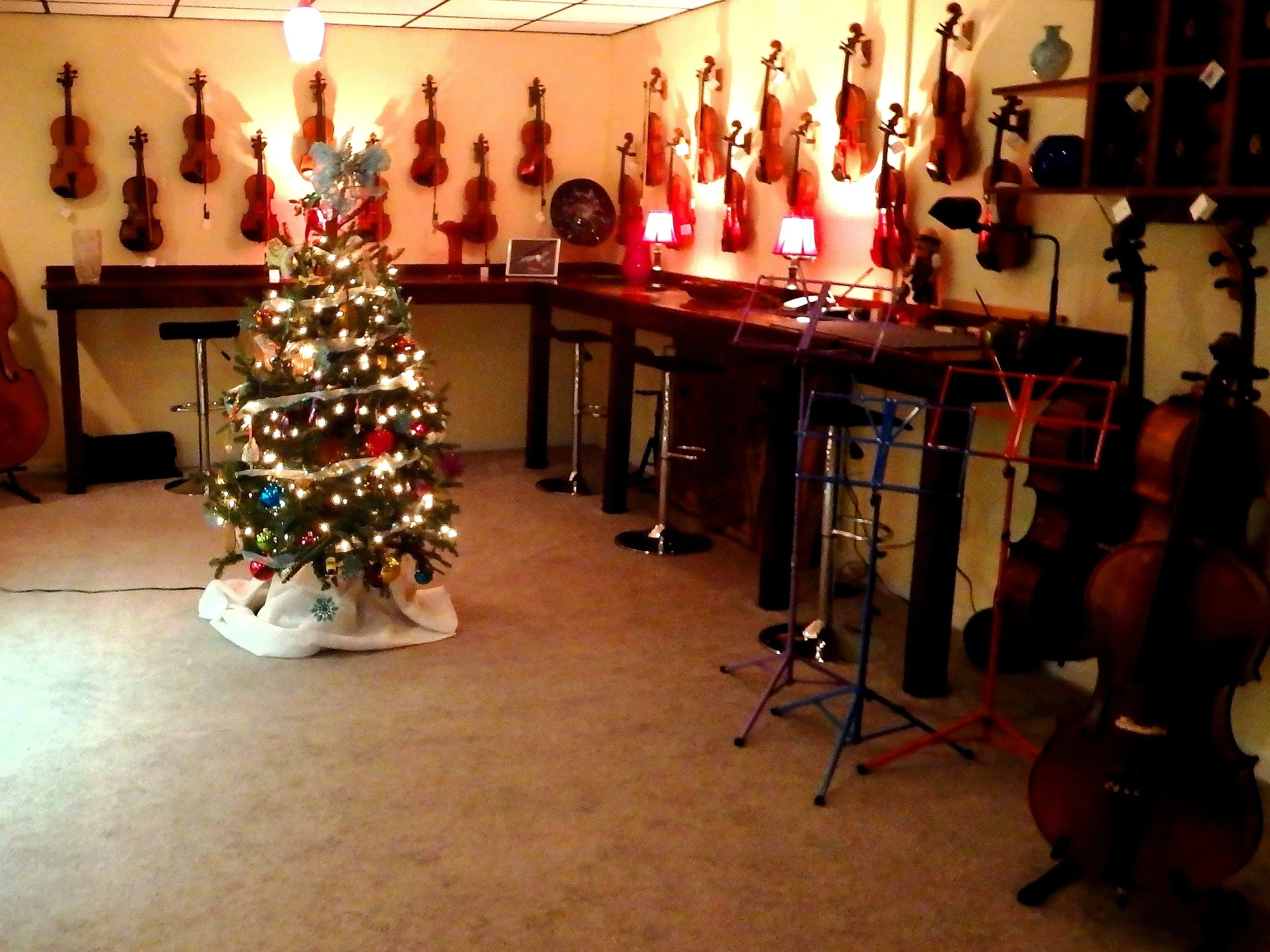 WM Mason II Violin Shop Interior