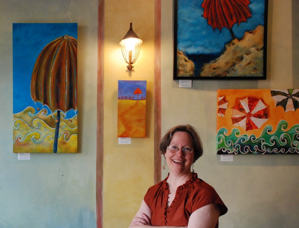 Elizabeth Seaver's show at Bistro Bethem