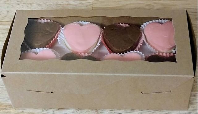 These are ready for our next event in Leavenworth! Chocolate fudge and Strawberry Cheesecake fudge! #quartermania #Leavenworth #fudge #valentines