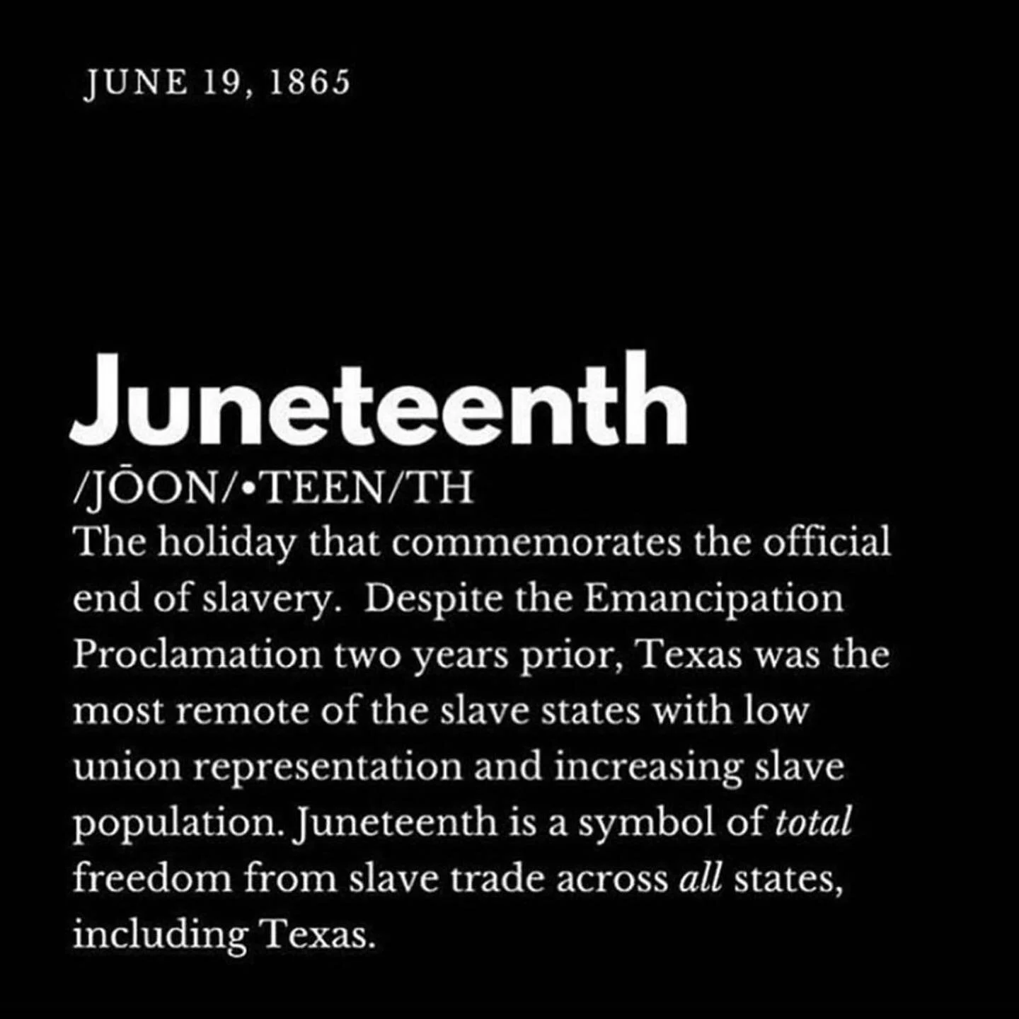 #happyjuneteenth #juneteenth #juneteenth2020