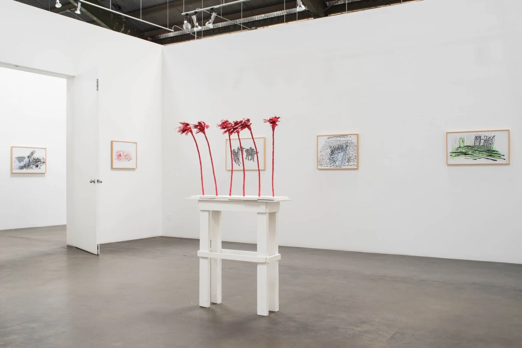 "White Elephant"- a new show of drawings and sculptures at Rosamund Felsen gallery