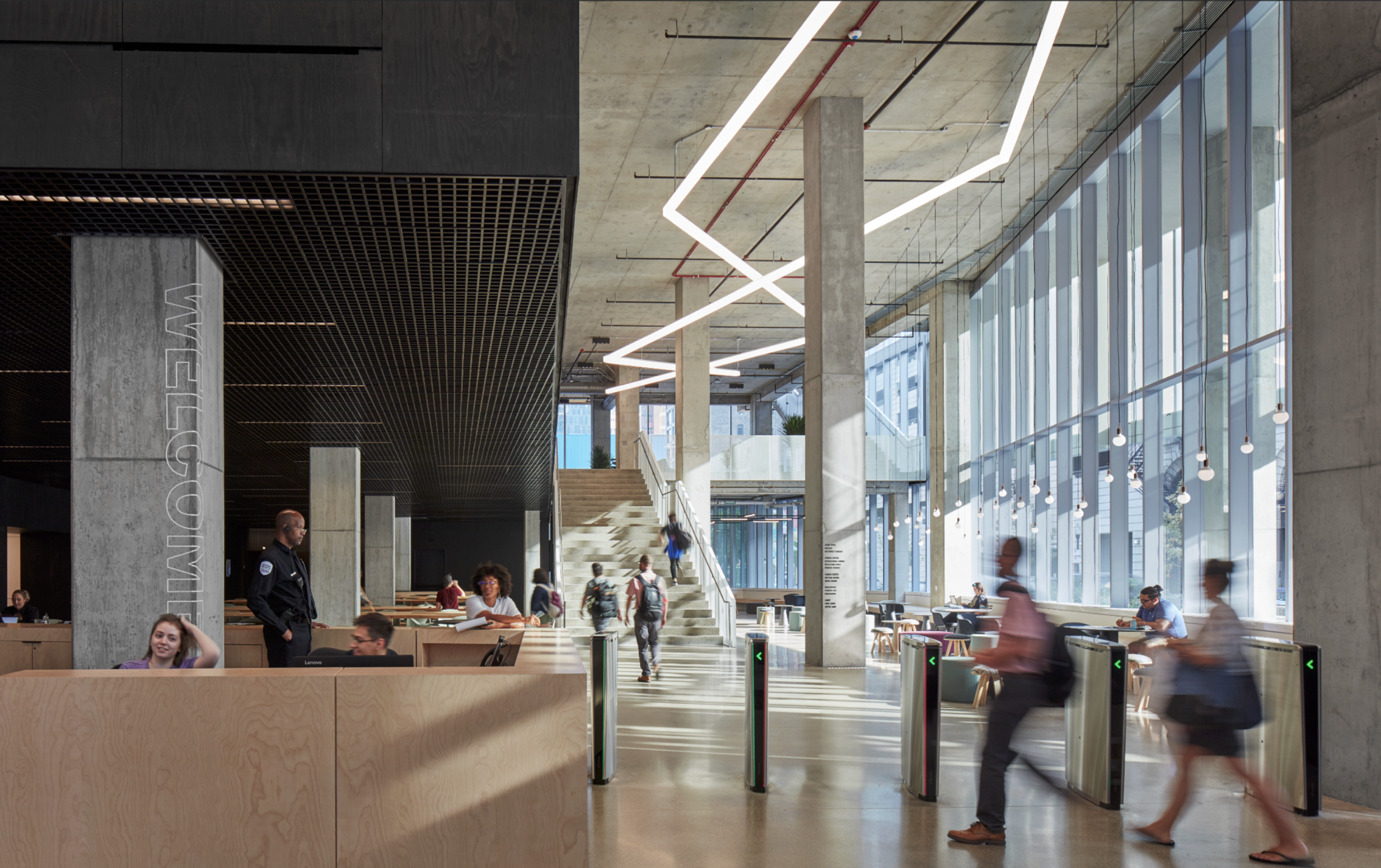  Columbia College Student Center, Chicago, IL.  Gensler Architecture + Design Firm. 