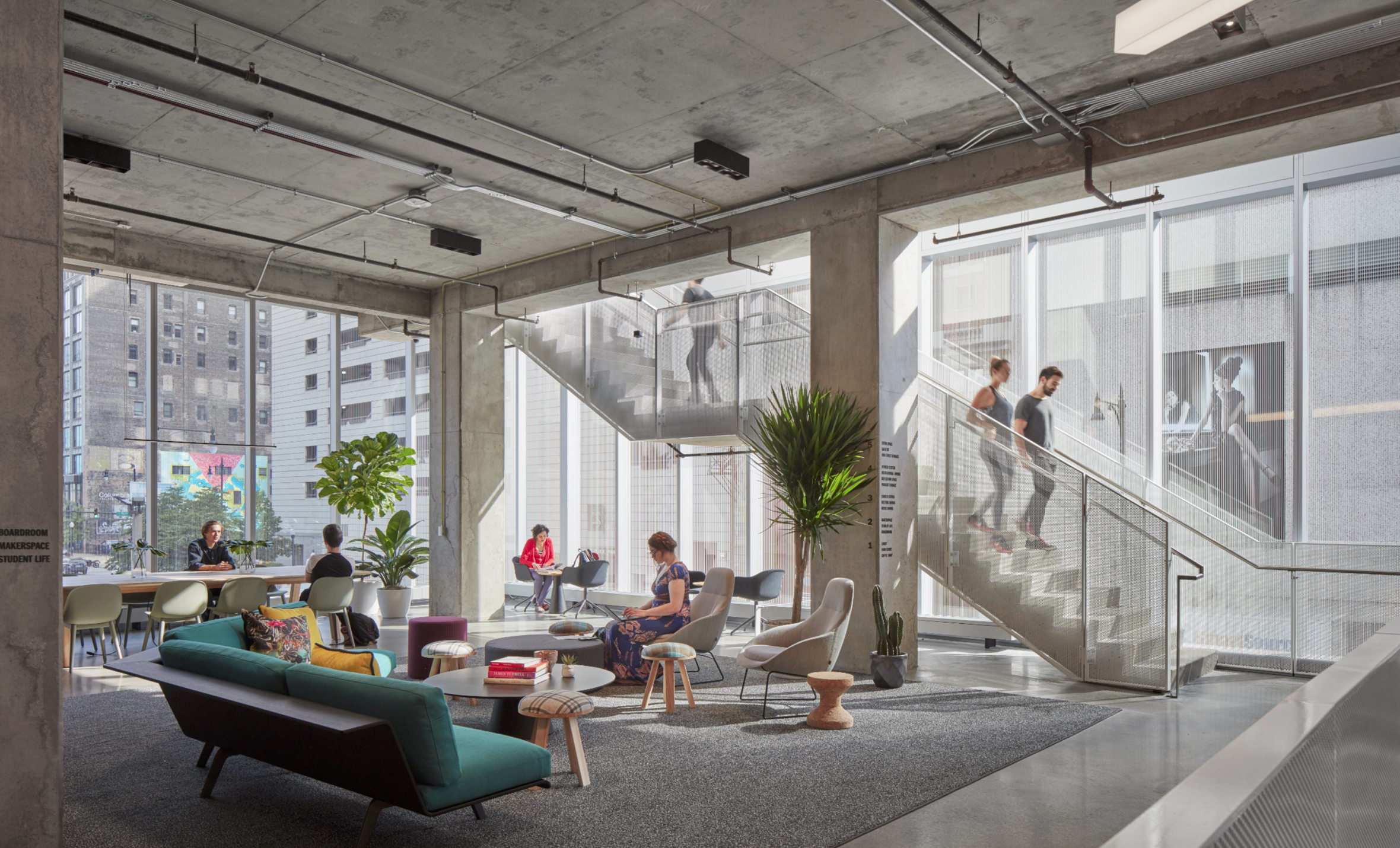  Columbia College Student Center, Chicago, IL.  Gensler Architecture + Design Firm. 