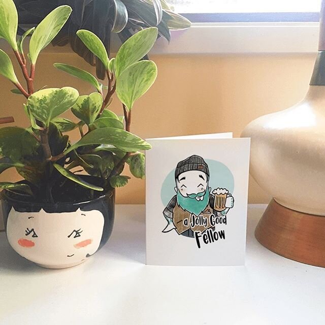 You asked, we delivered! 💌Finally&mdash;a card with a guy on it. 😅 He&rsquo;s cute, he&rsquo;s hip, he&rsquo;s West Coast and he&rsquo;s perfect for birthdays, congratulations, or any time you want to celebrate your special guy. Raise a glass to al