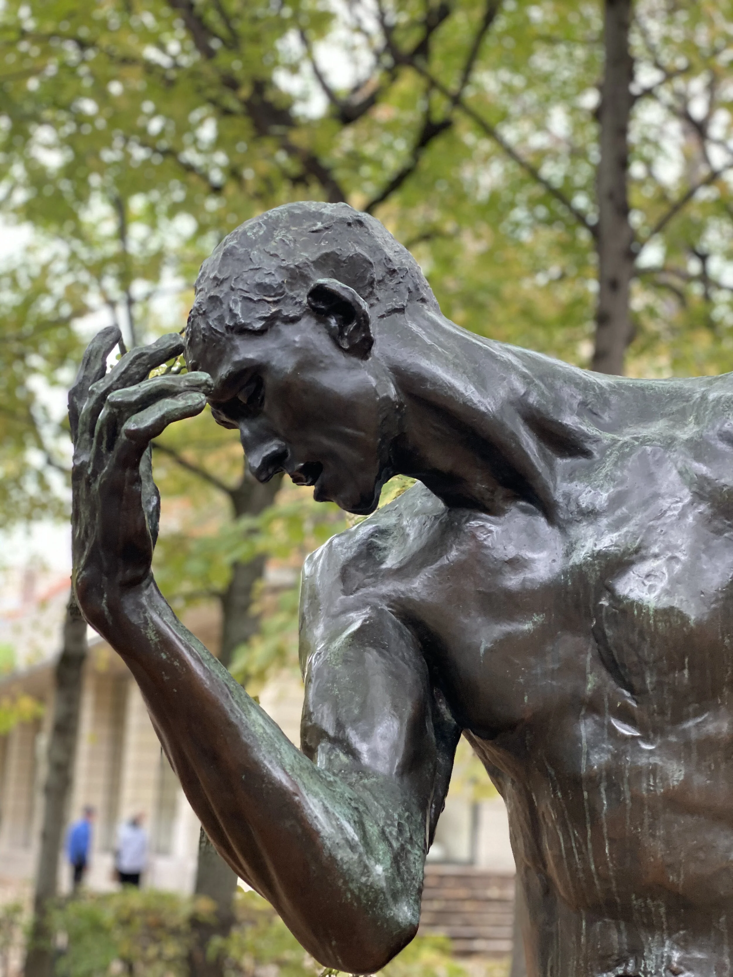 Photo taken at the Rodín Museum, October 2019. Visual Literacy is also a skill! Look how the sculpture seems to speak even in this photo! This is the power of language and art.