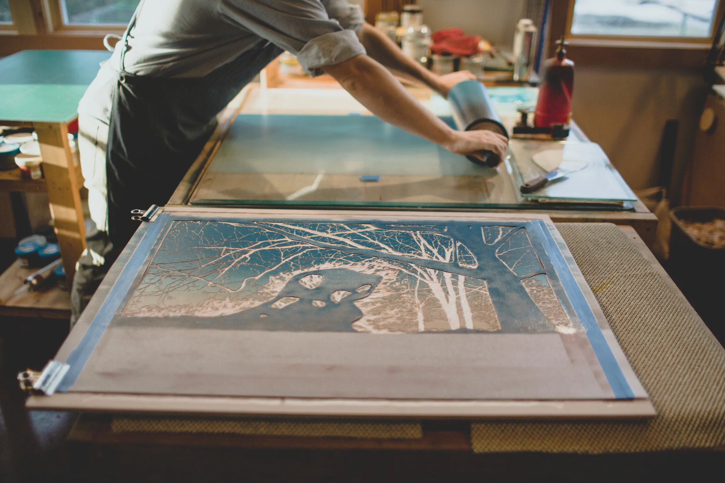Printmaking Time Printmaking Process