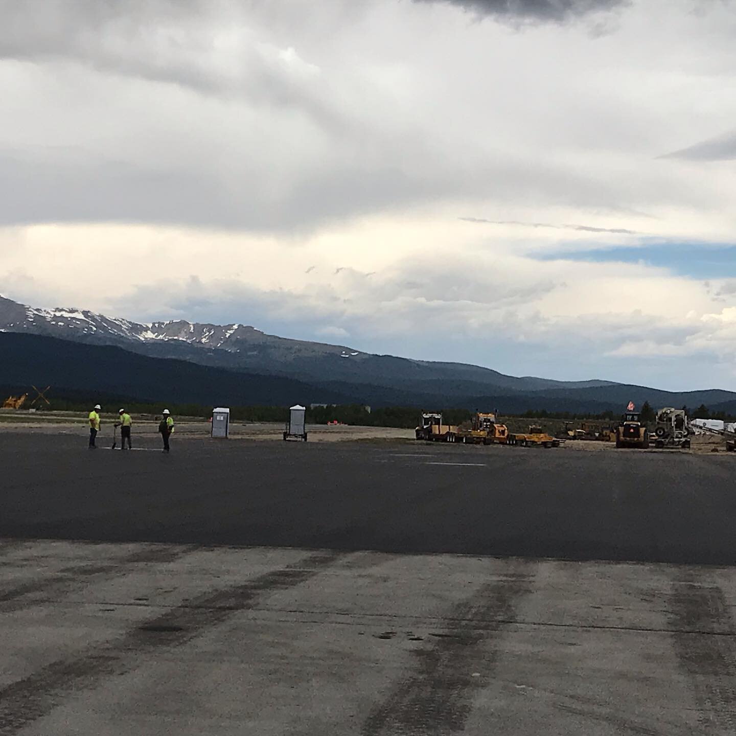 Apron asphalt complete!  Runway paving by end of next week!