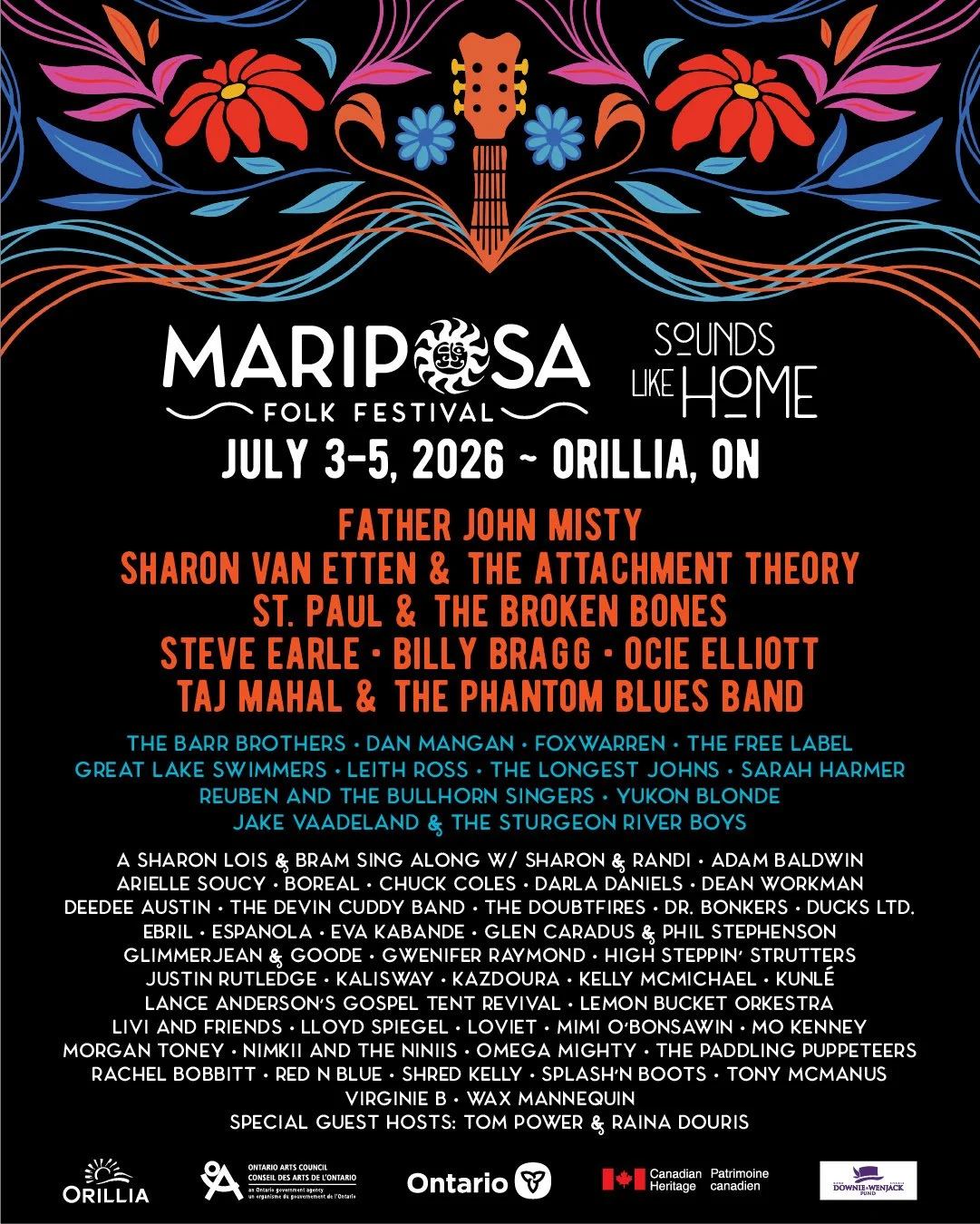 The Sound of Home: Mariposa announces line-up, runs July 3-5 2026