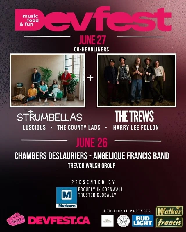 Cornwall's DEVFest is the next level of festivals; Strumbellas, Trews headline 2026