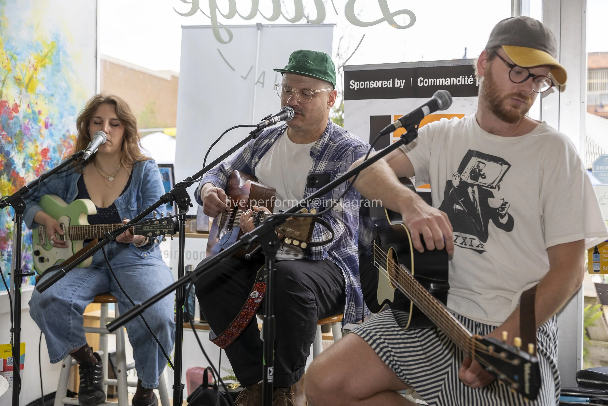 Jim Bryson (middle) - clinic