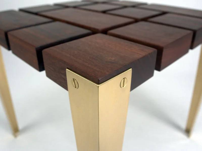 "CONNECT" Jarrah block coffee table