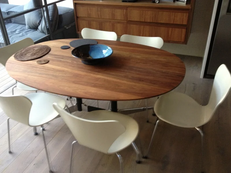 Tasmanian blackwood dining table