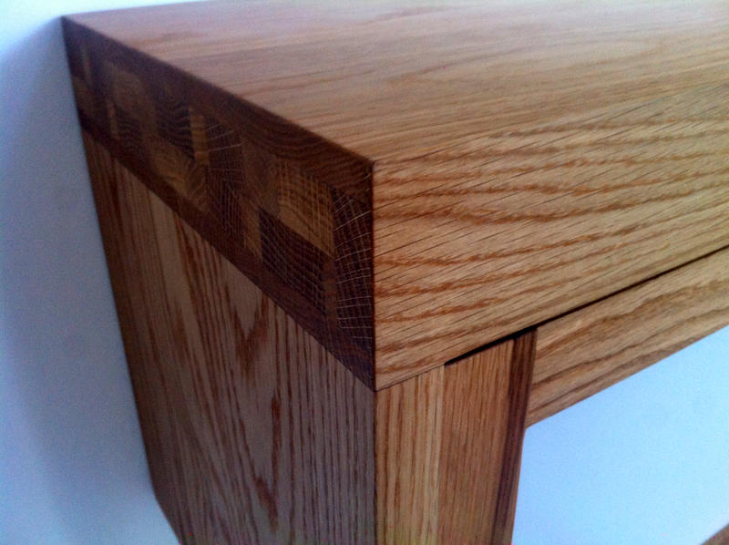 Oak endblock detail