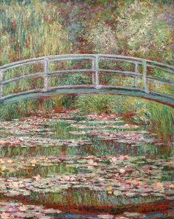  The Water Lily Pond by Claude Monet