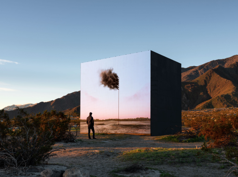 2019 · WESTERN FLAG (SPINDLETOP, TEXAS) 2017 AT DESERT X / COACHELLA VALLEY, CA, USA @ Lance Gerber