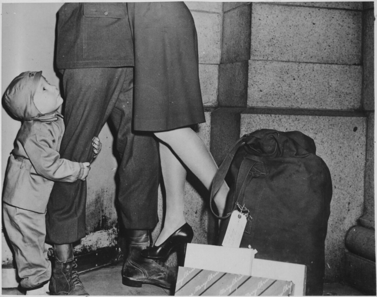 World War II archives. Photographer unknown.