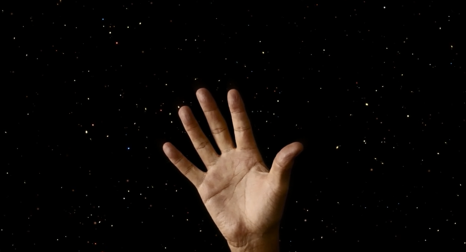 The hands of Mr Kenzo Takada