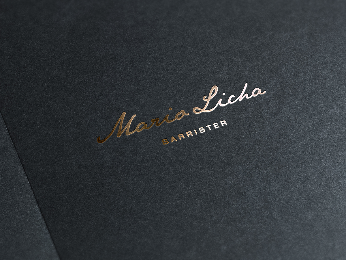 Luxurious copper foil printing on heavy uncoated stock