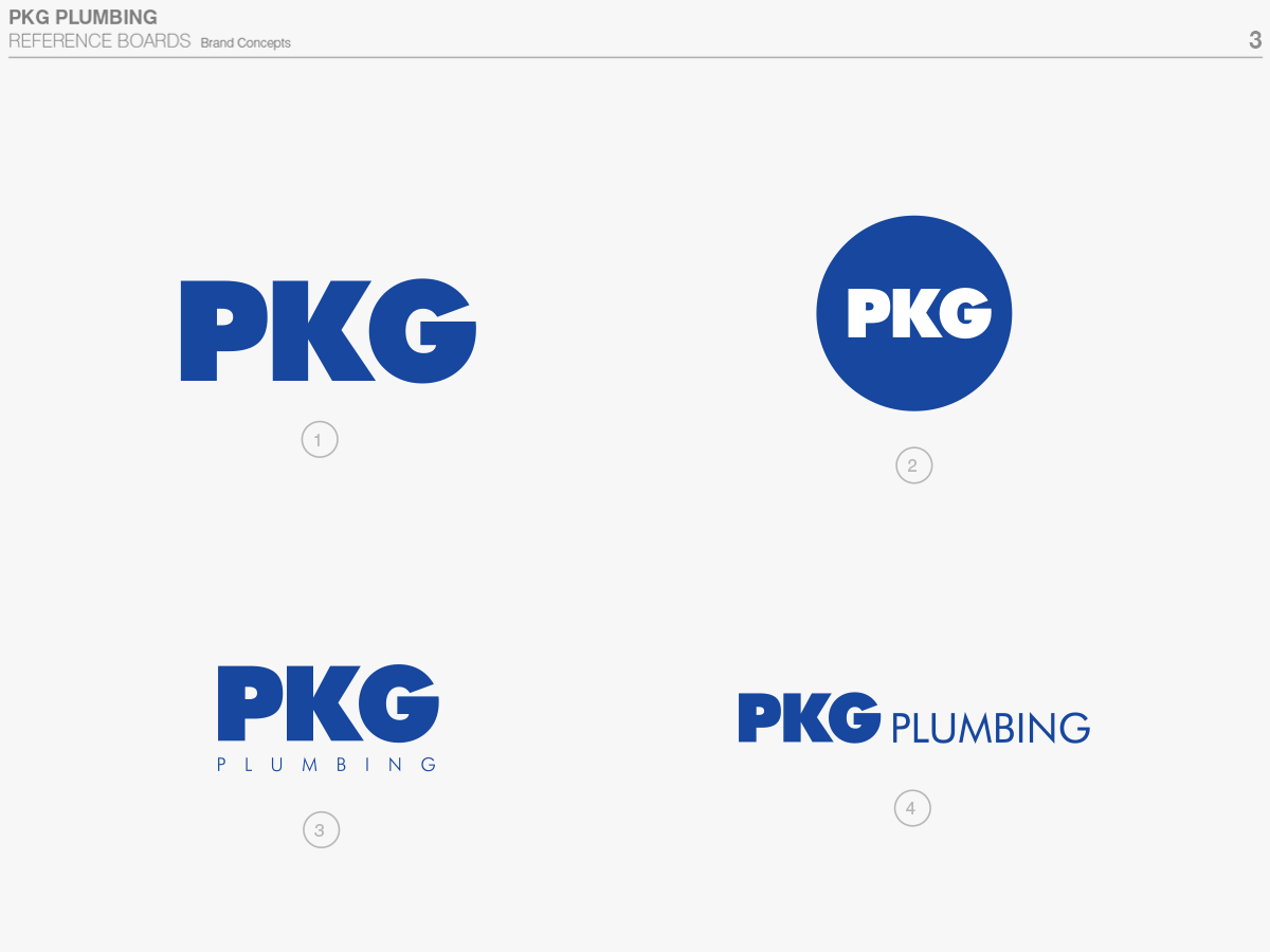 Logo variations for separate applications