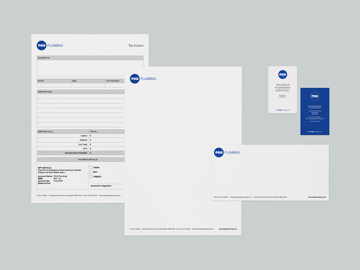 Business stationery collection