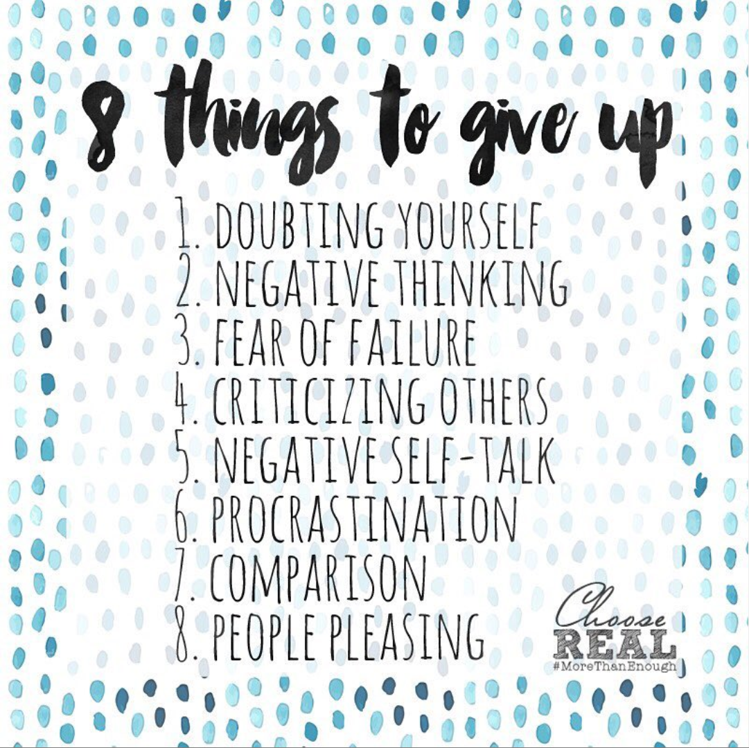 Which Habit Will You Give Up