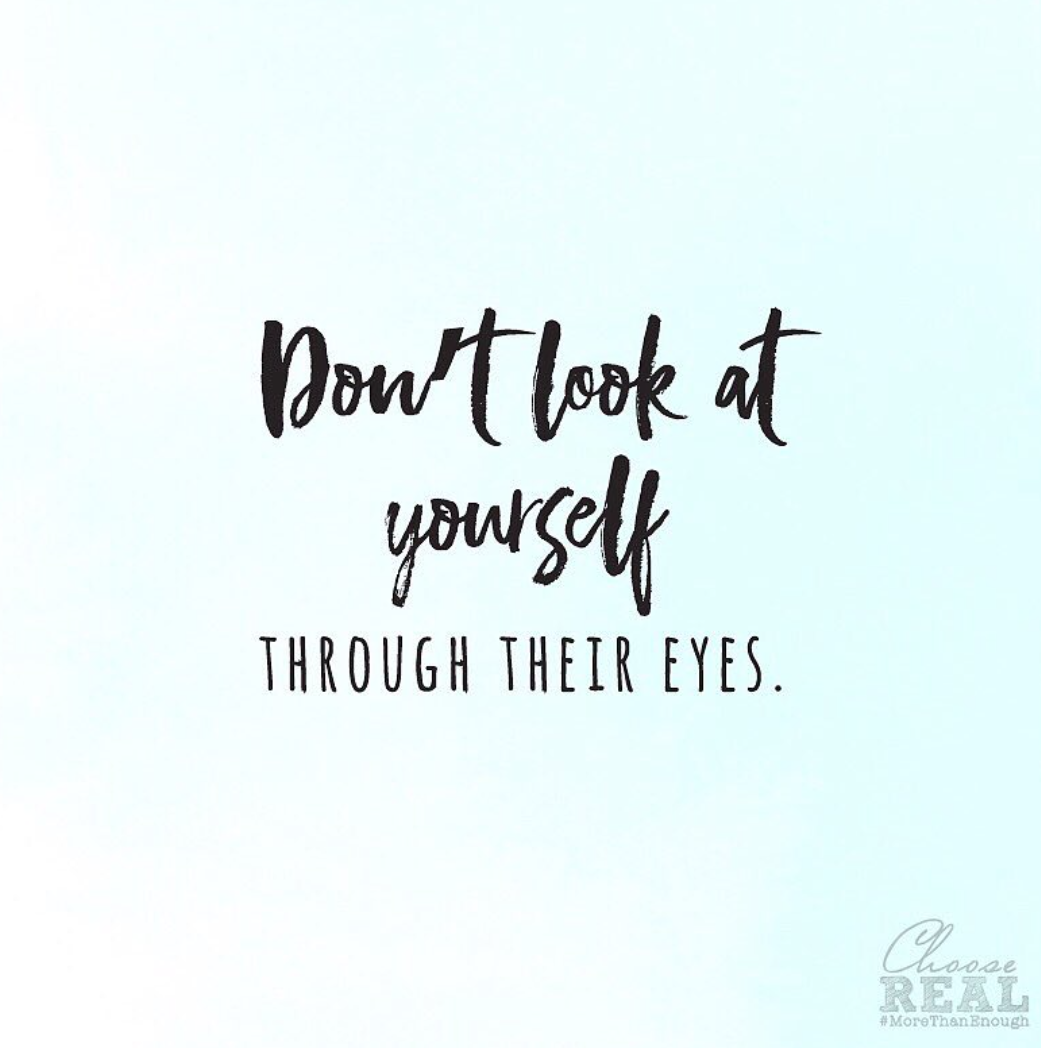 Whose Eyes Do You See Yourself Through