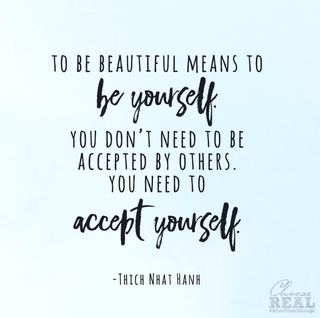 Accepting Ourselves