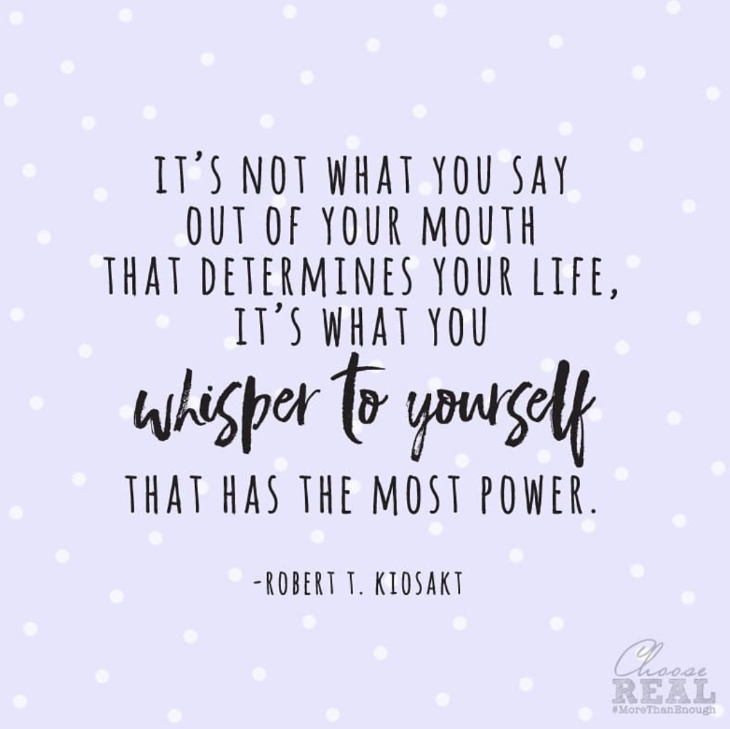 Self Talk Can Shape Your Life