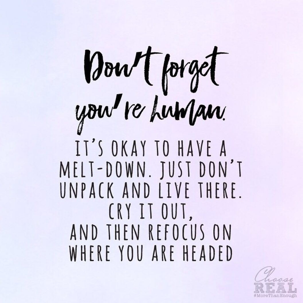 Don't Forget, You're Human