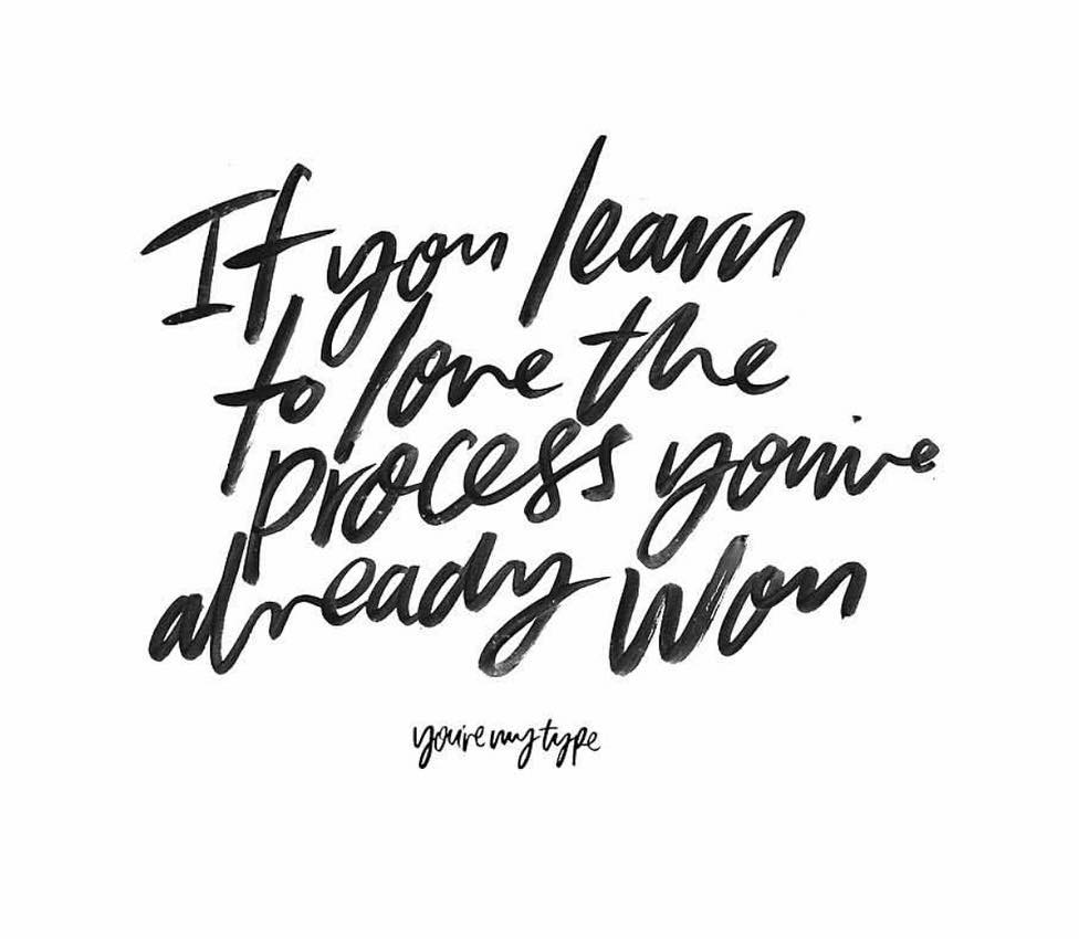 Hold onto the Process