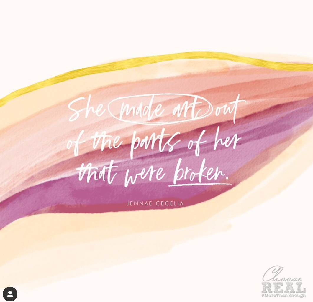 Making Art out of What is Broken