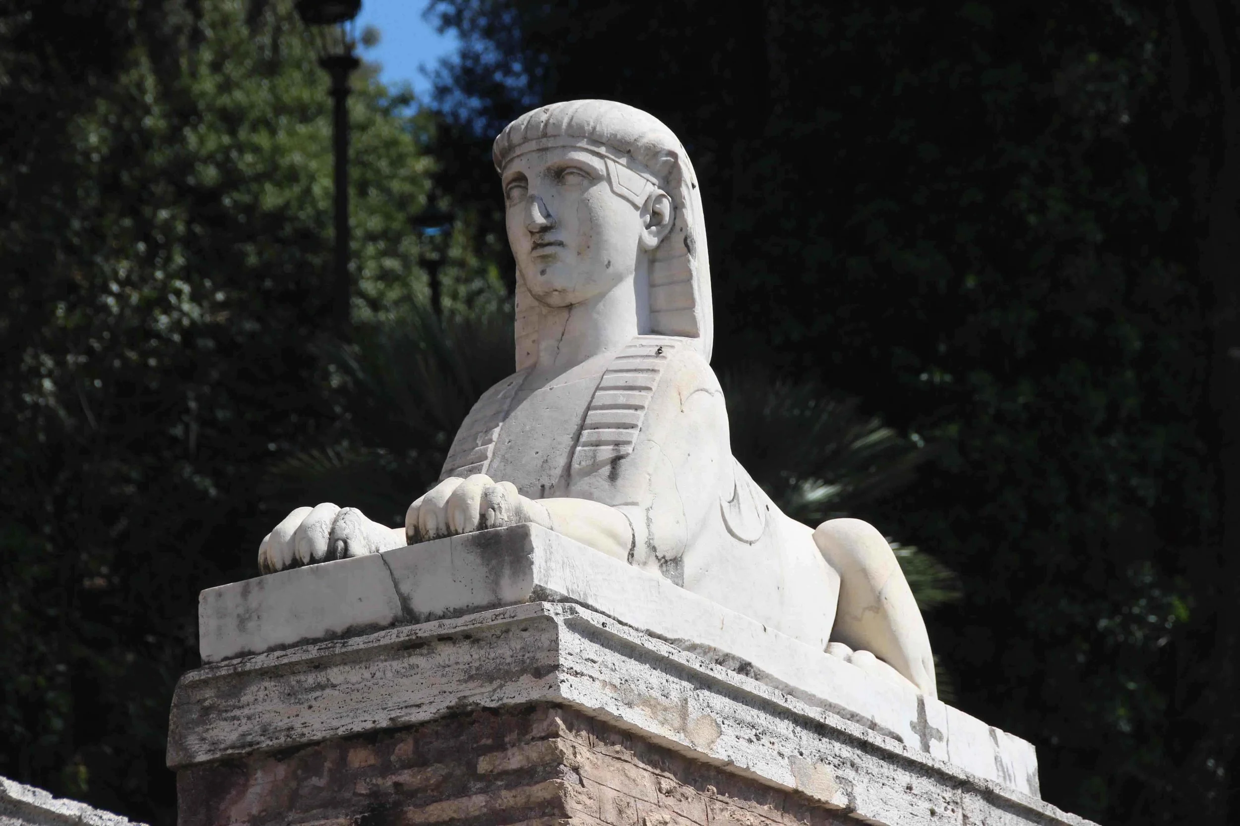 Piazza Populi sphinx, Rome