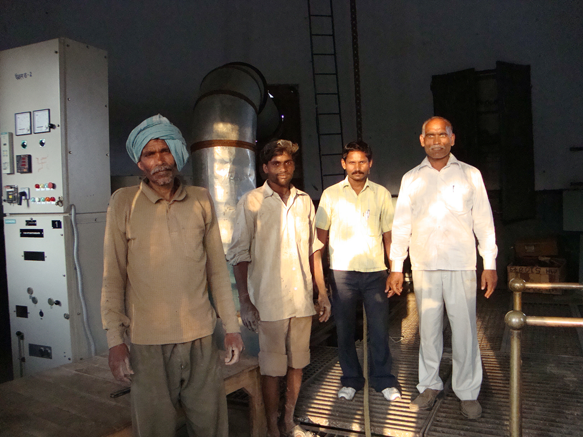 Water plant staff Varanasi.JPG