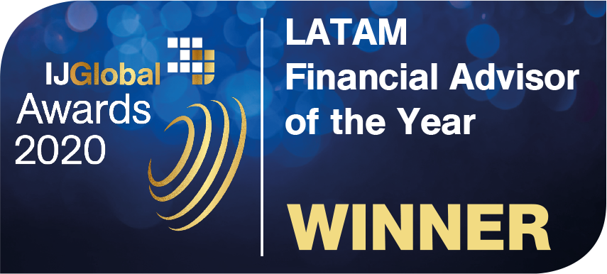 July 2021 - Astris voted LatAm Financial Advisor of the Year by IJ Global's Panel of Experts - for the 4th time in a row!