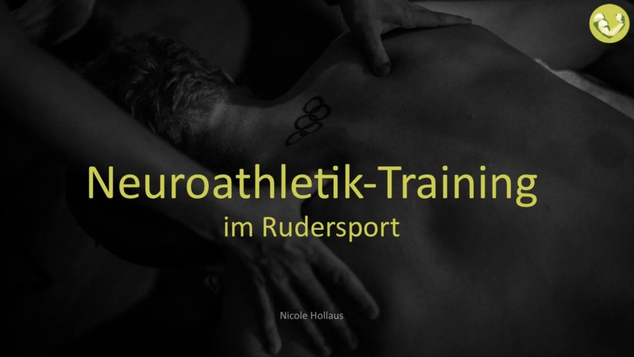 Nicky referiert vor dem Medizinischen Team des Deutschen Ruderverbands.