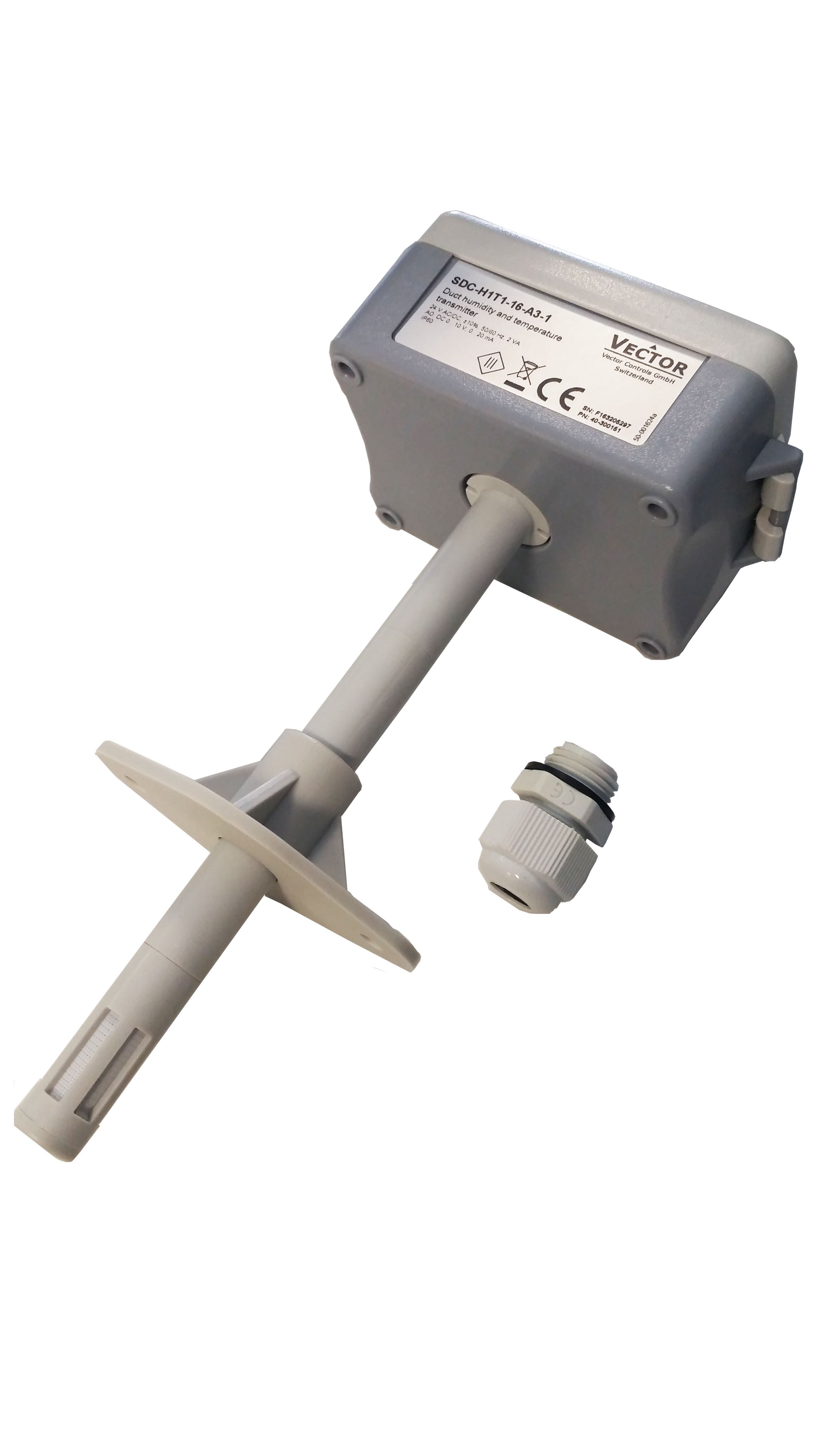 Vector Duct CO2 Transmitter 160mm 0-2000ppm