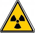 Pictogramme danger radioactif