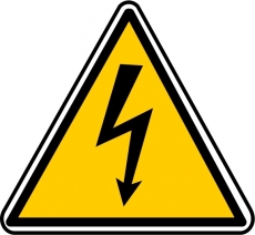Pictogramme danger électricité