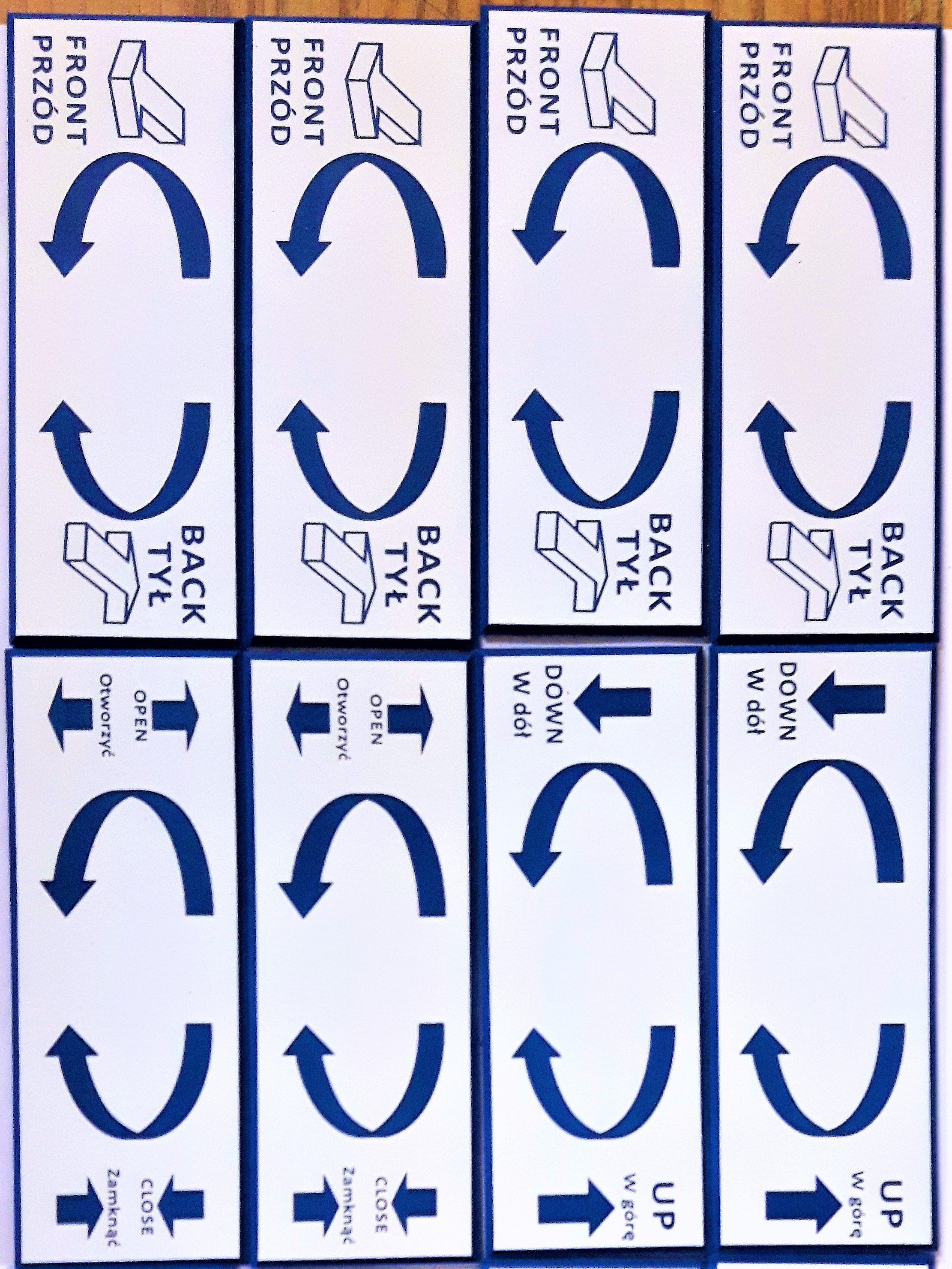 Lamicoid plastic laser engraved for industrial identification