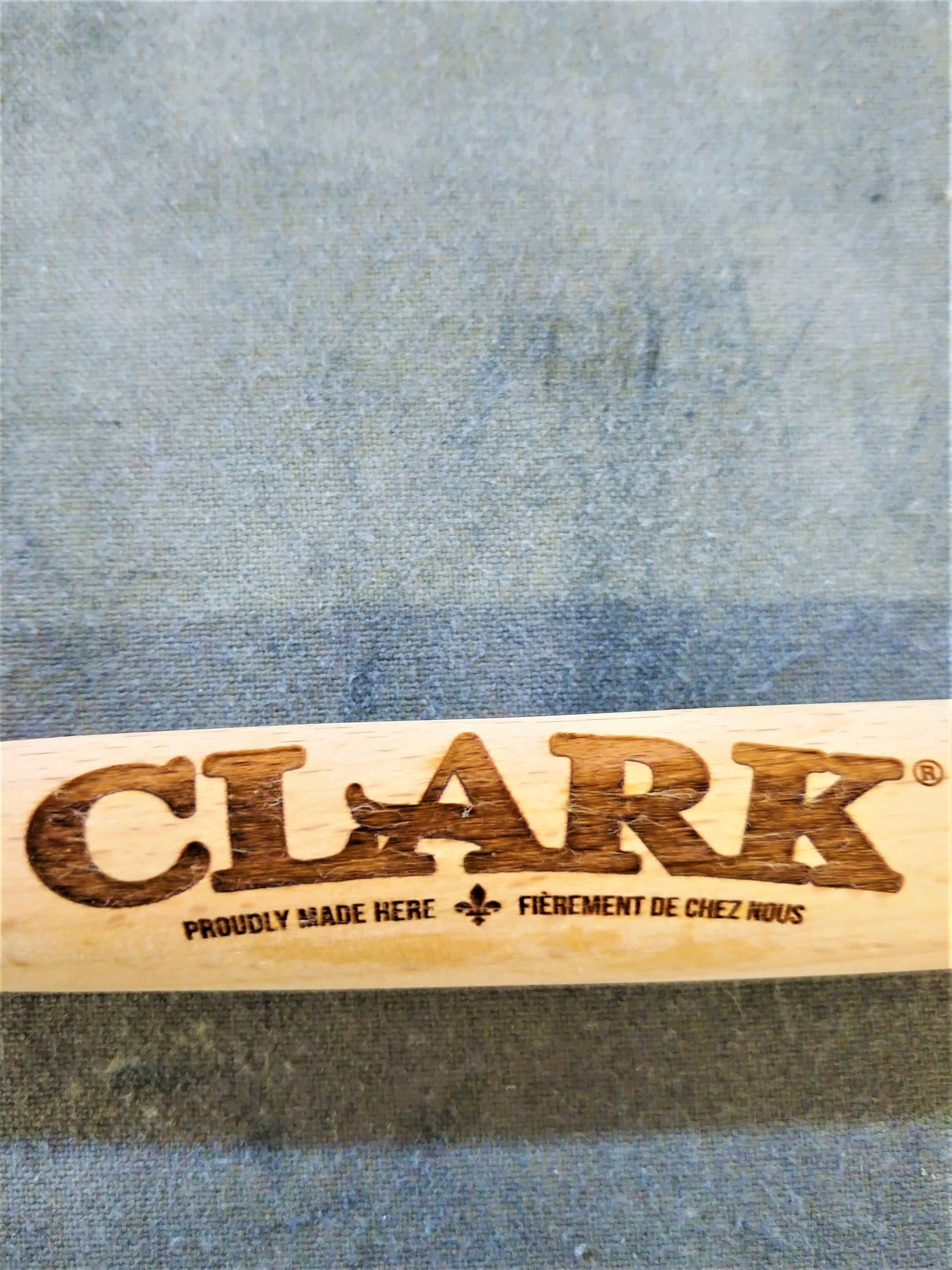 Wood laser engraving for trade marks